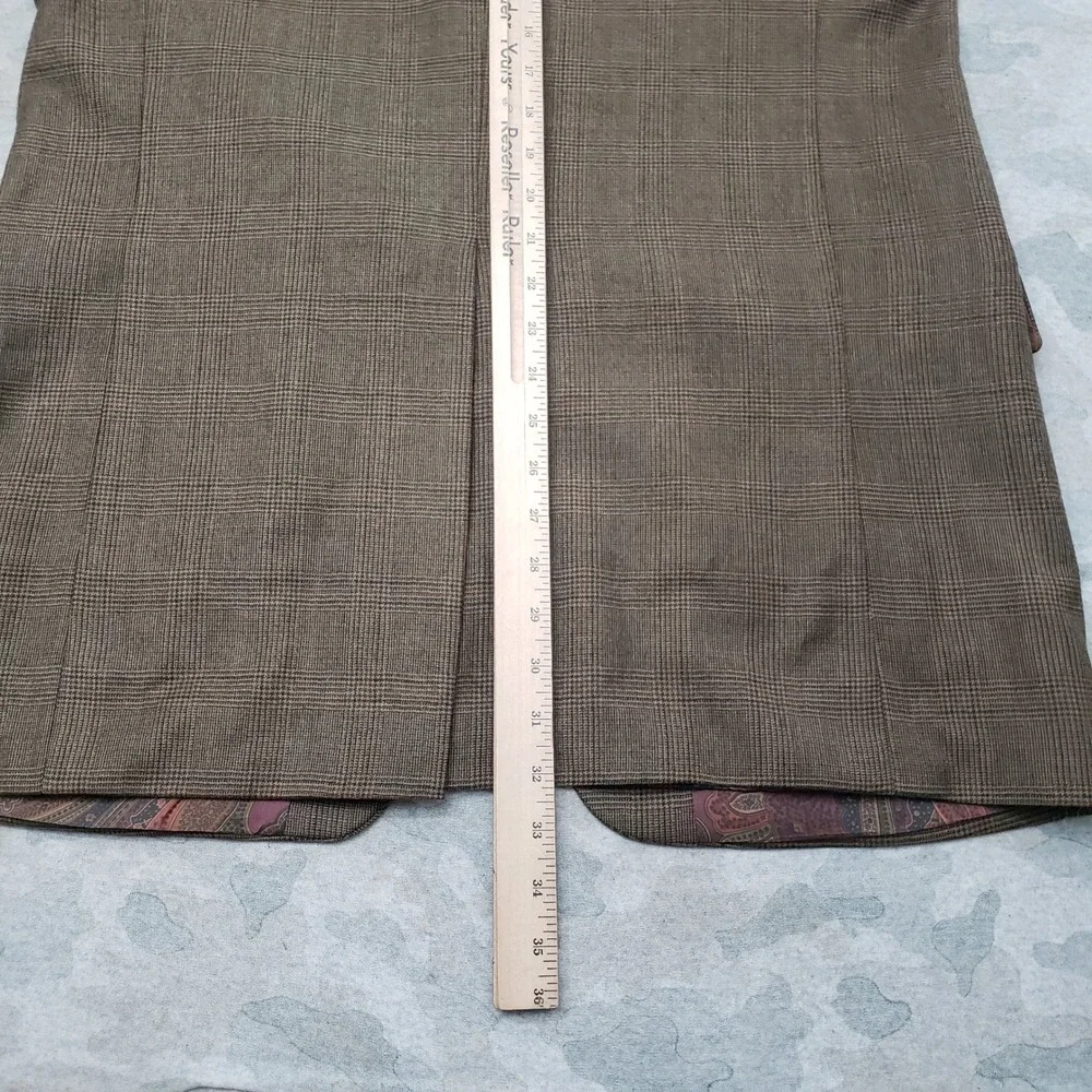 Lauren Ralph Lauren Blazer Mens 42R Brown Two Button Sport Coat Business Office